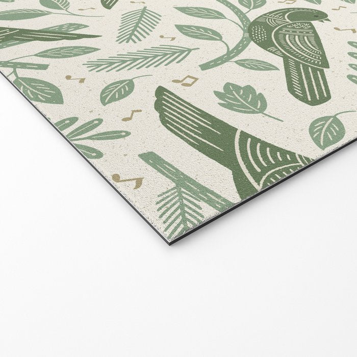 Song Birds - Green Welcome Mat Gallery Image 2