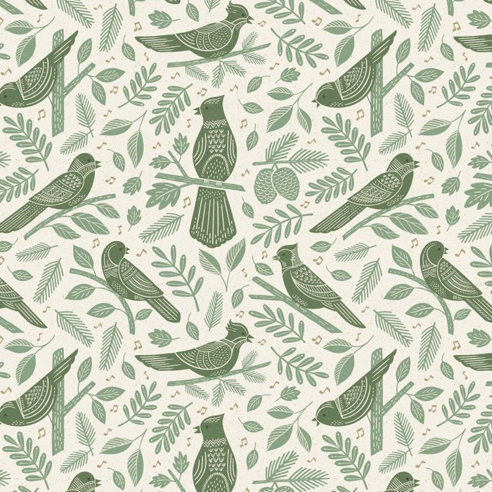 Song Birds - Green Coffee Mug Gallery Image 2