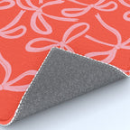 Cute textured coquette bows Rug Gallery Image 4