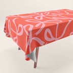 Cute textured coquette bows Tablecloth Gallery Image 1