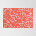 Cute textured coquette bows Rug Gallery Image 2
