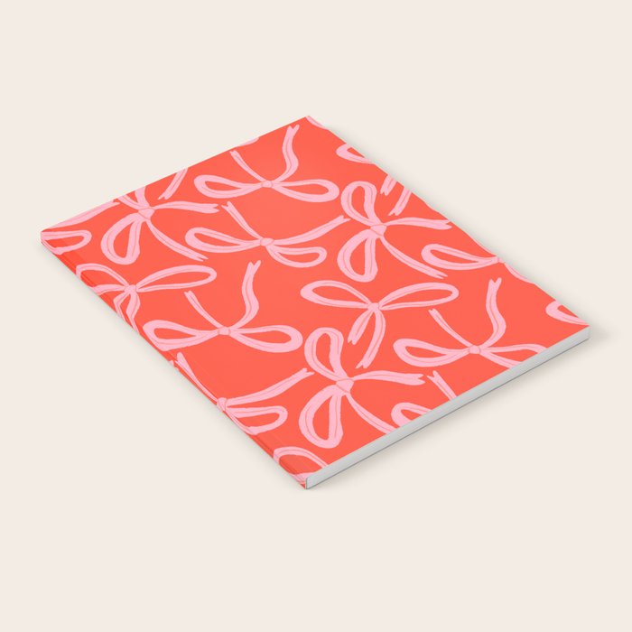 Cute textured coquette bows Notebook Gallery Image 2