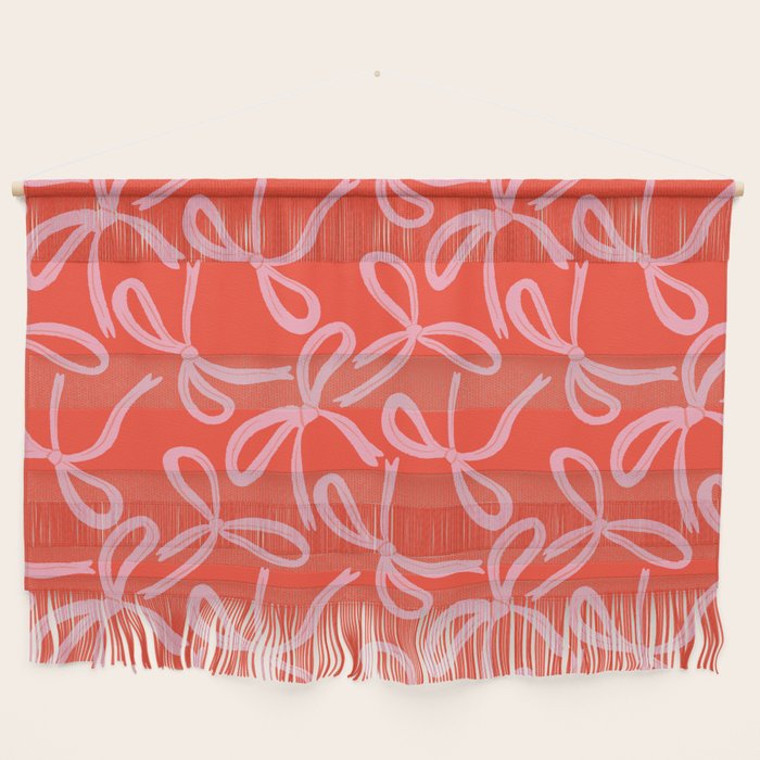 Cute textured coquette bows Wall Hanging Gallery Image 1