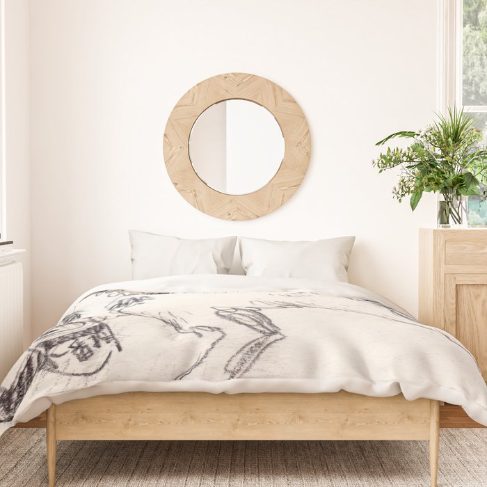 Drunk Cat Duvet Cover Gallery Image 3