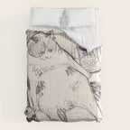 Drunk Cat Comforter Gallery Image 6
