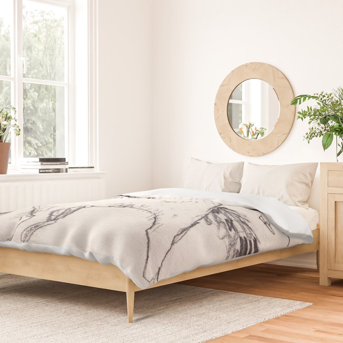 Drunk Cat Duvet Cover Gallery Image 2