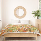 70's Retro Flowers Print Duvet Cover Gallery Image 3