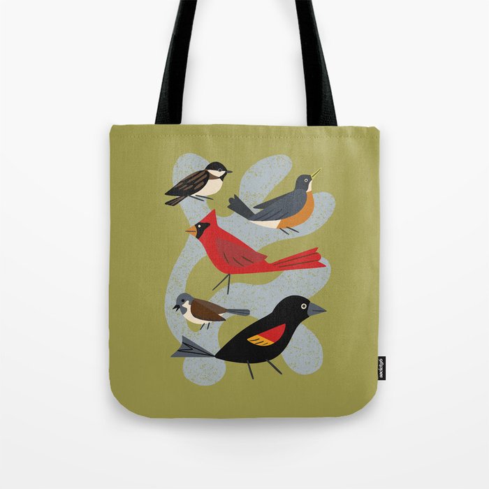Five Birds Tote Bag Gallery Image 1