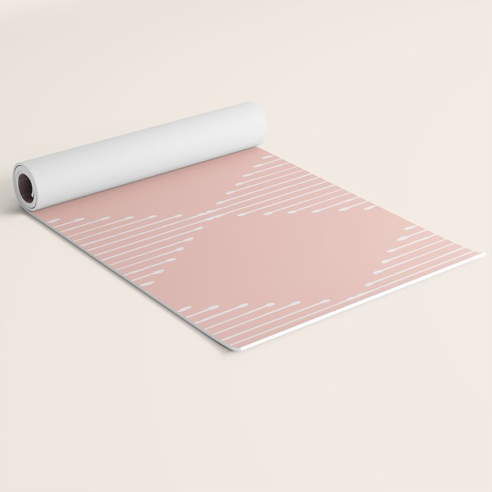 Geo (Blush) Yoga Mat Gallery Image 2