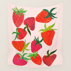 Strawberry Harvest Wall Tapestry Gallery Image 4