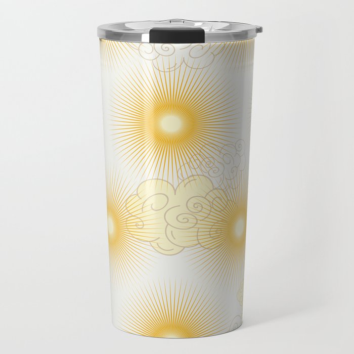 Feel the Cosmic summer heat Travel Mug Gallery Image 1