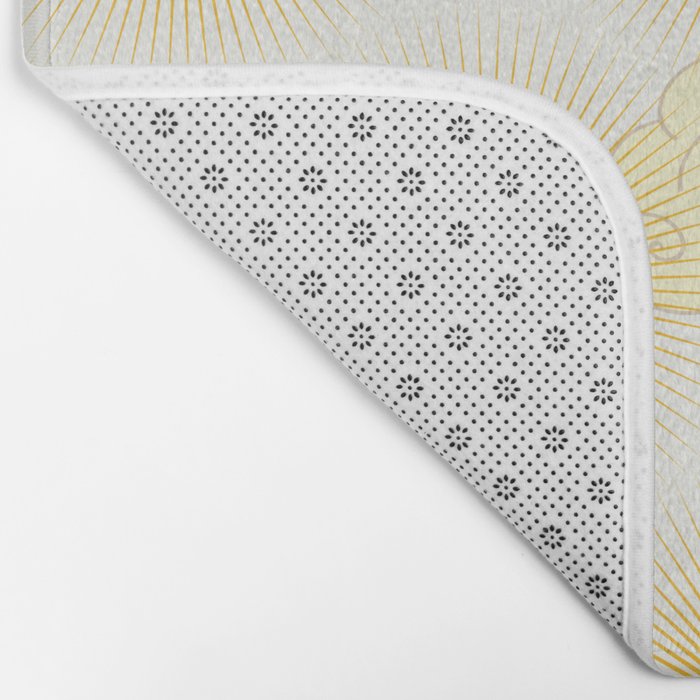 Feel the Cosmic summer heat Bath Mat Gallery Image 2