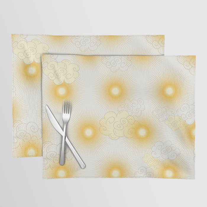 Feel the Cosmic summer heat Placemat Gallery Image 1