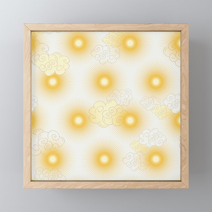 Feel the Cosmic summer heat Mini Art Print Gallery Image 1