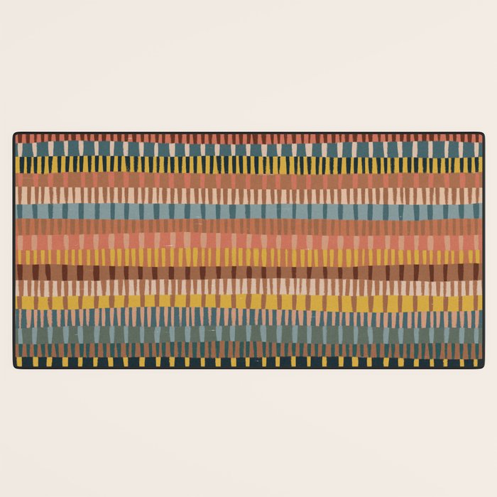 Mix of Stripes #1 Desk Mat Gallery Image 3