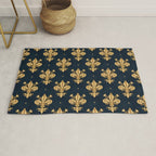 Royal Navy Fleur De Lis Rug Gallery Image 1