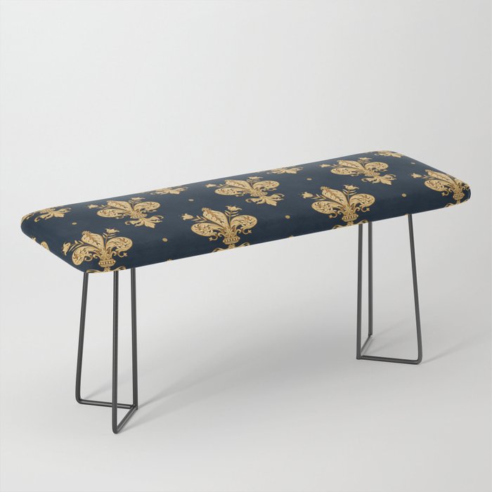 Royal Navy Fleur De Lis Bench Gallery Image 1
