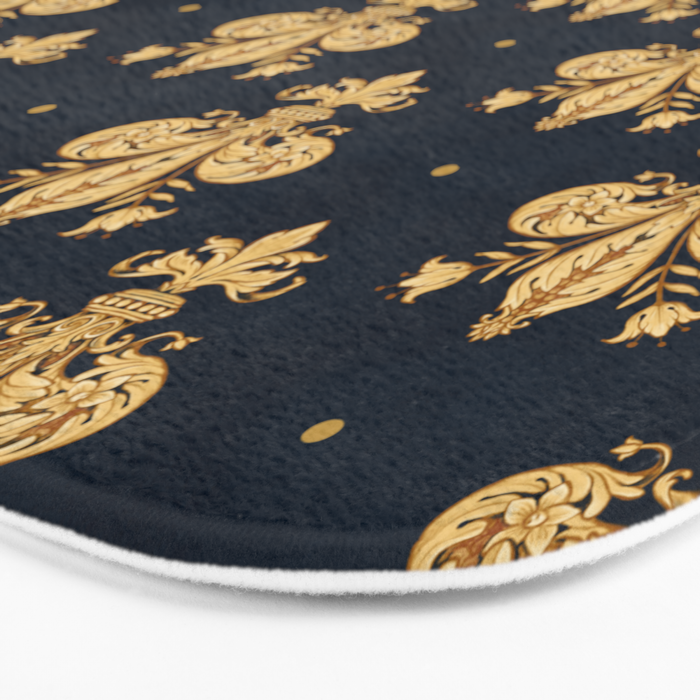 Royal Navy Fleur De Lis Bath Mat Gallery Image 3