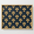 Royal Navy Fleur De Lis Serving Tray Gallery Image 1