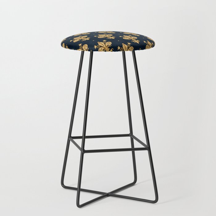 Royal Navy Fleur De Lis Stool Gallery Image 1