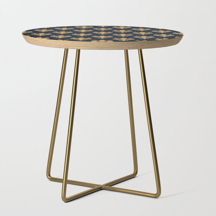 Royal Navy Fleur De Lis Side Table Gallery Image 1