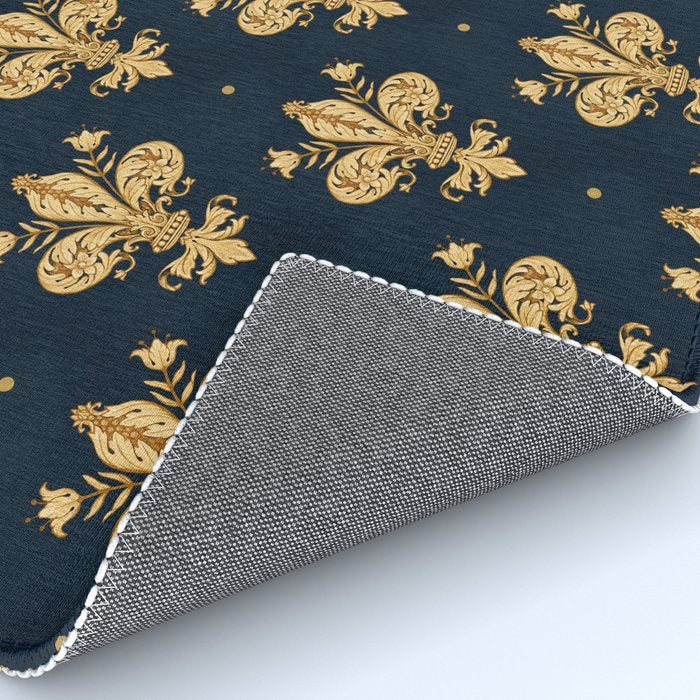 Royal Navy Fleur De Lis Rug Gallery Image 4