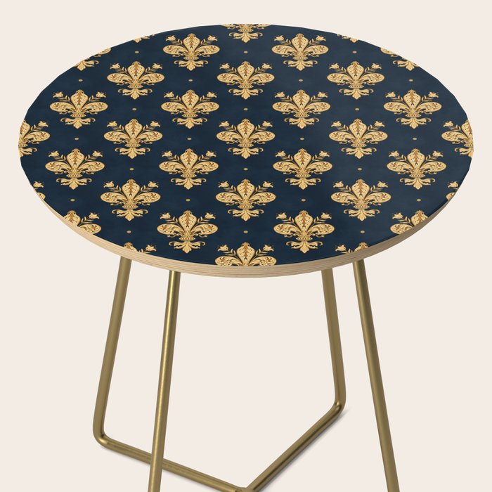 Royal Navy Fleur De Lis Side Table Gallery Image 2