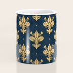 Royal Navy Fleur De Lis Coffee Mug Gallery Image 4
