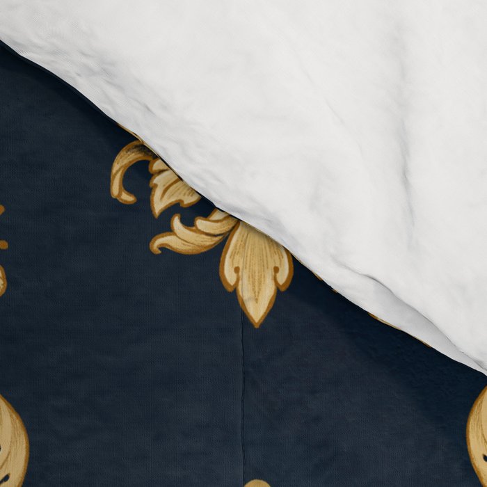 Royal Navy Fleur De Lis Comforter Gallery Image 4