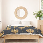 Royal Navy Fleur De Lis Duvet Cover Gallery Image 3