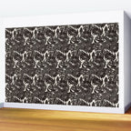 Enchanted Snake Block Print Wall Mural Gallery Image 2