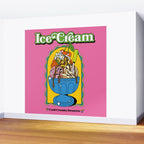 Vintage style Ice Cream Wall Mural Gallery Image 2