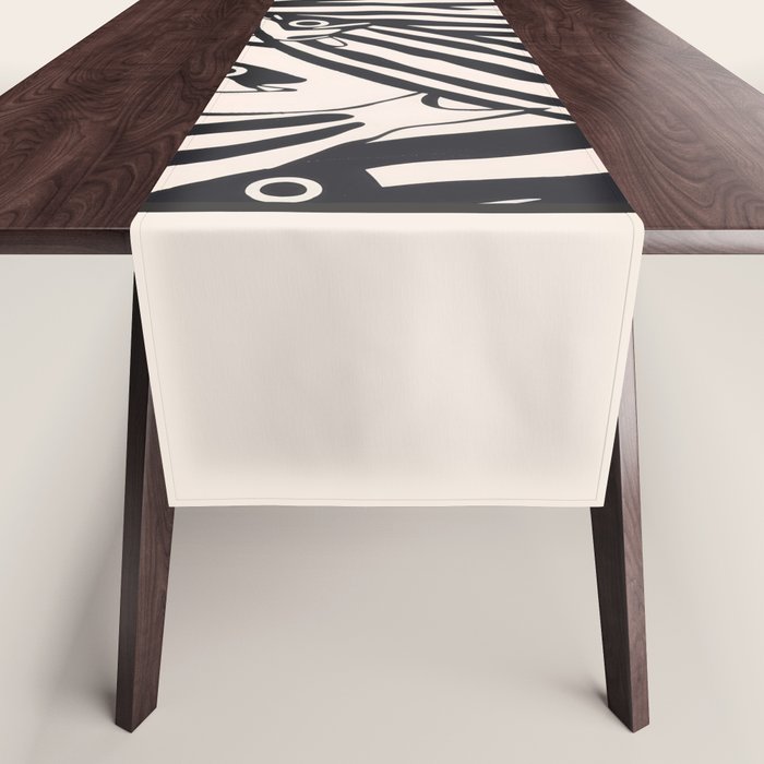 Abstract Fish Pattern Table Runner Gallery Image 1