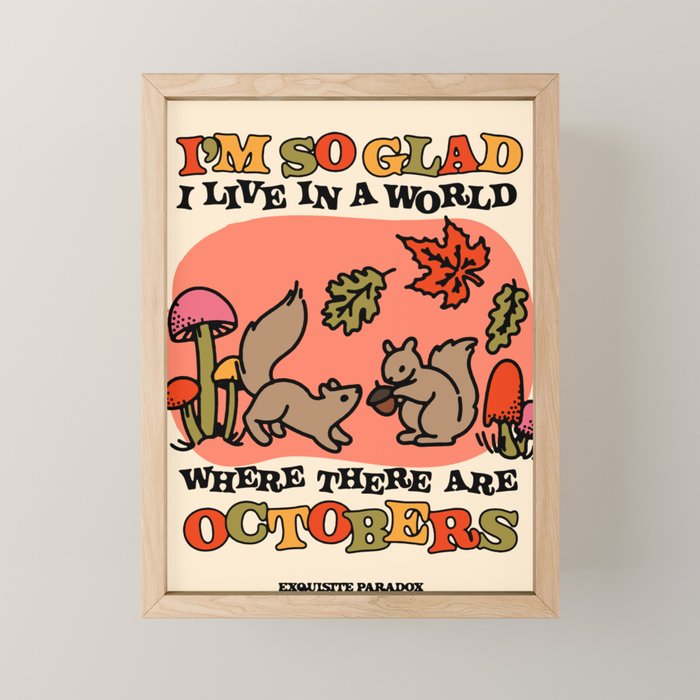 Octobers Mini Art Print Gallery Image 1