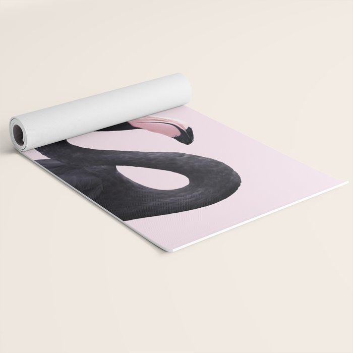BLACK FLAMINGO Yoga Mat Gallery Image 2
