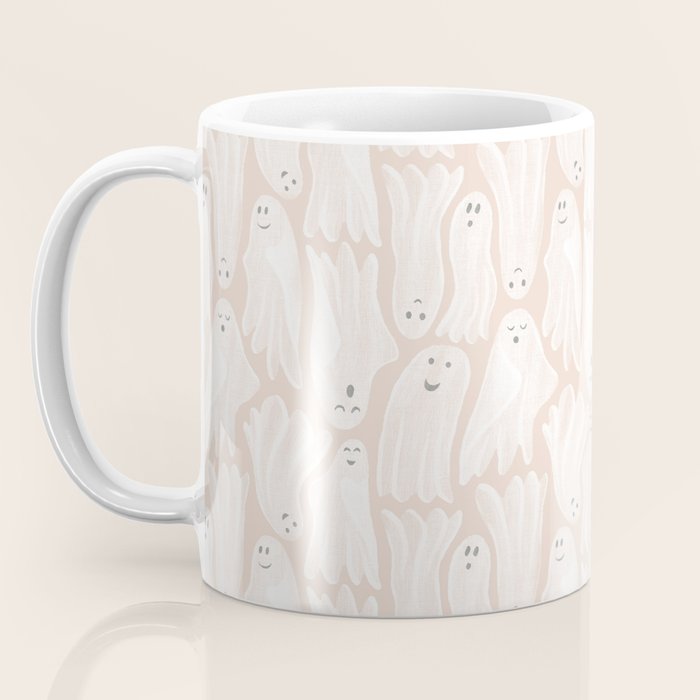 Gossamer Ghosts - blush neutral  Coffee Mug Gallery Image 3