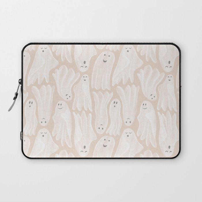 Gossamer Ghosts - blush neutral  Laptop Sleeve Gallery Image 1