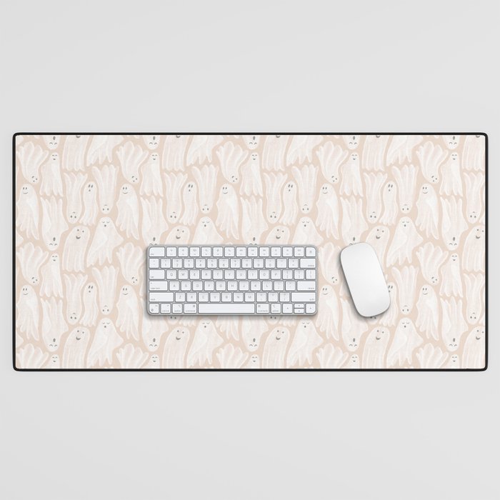 Gossamer Ghosts - blush neutral  Desk Mat Gallery Image 1