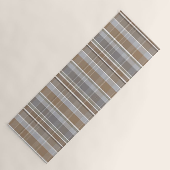 Rustic Plaid Yoga Mat Gallery Image 1