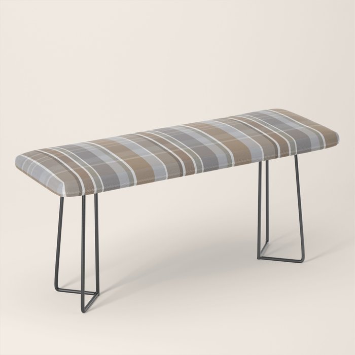 Rustic Plaid Bench Gallery Image 1