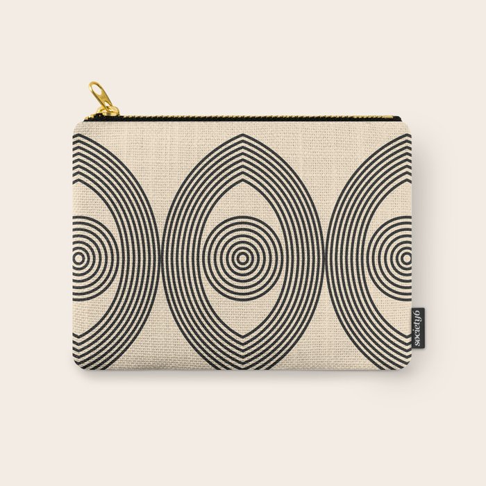 Abstraction_EYE_LINE_POP_ART_Minimalism_001X Carry All Pouch Gallery Image 1