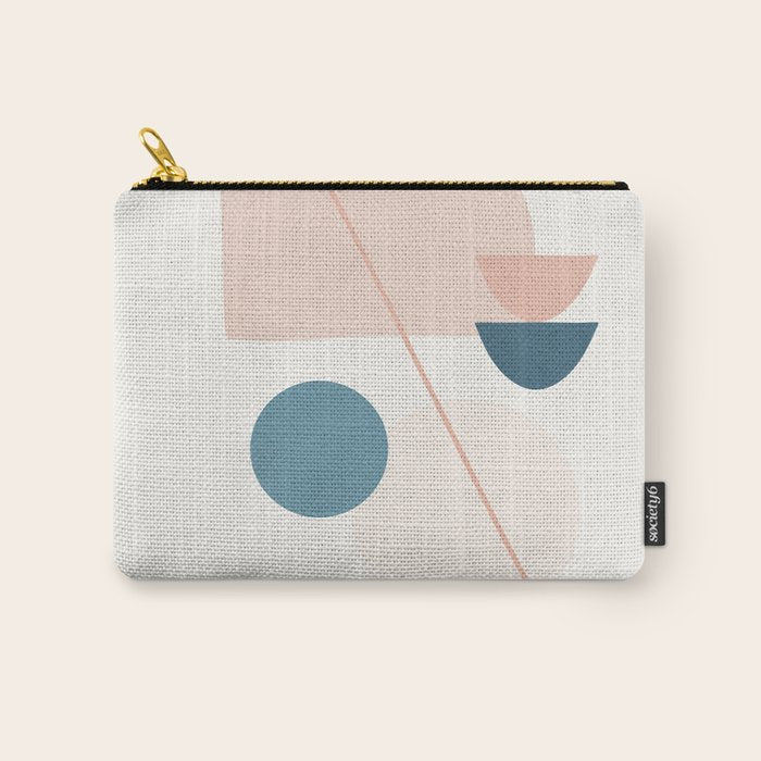 Abstract Minimal Shapes 32 Carry All Pouch Gallery Image 1