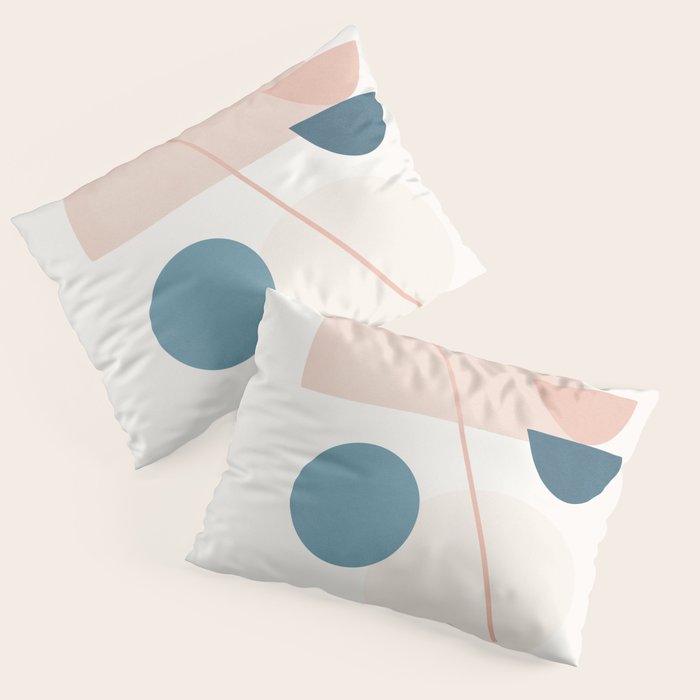 Abstract Minimal Shapes 32 Pillow Sham Gallery Image 3