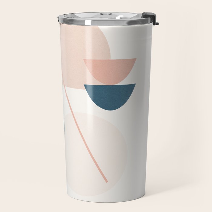Abstract Minimal Shapes 32 Travel Mug Gallery Image 2