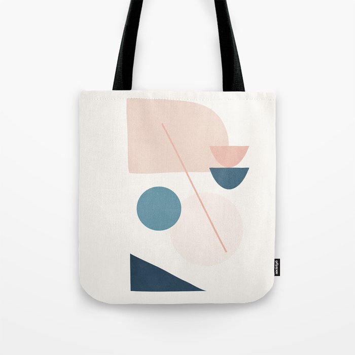 Abstract Minimal Shapes 32 Tote Bag Gallery Image 1