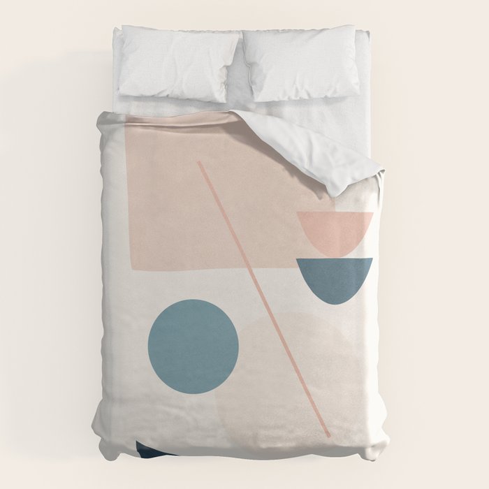 Abstract Minimal Shapes 32 Duvet Cover Gallery Image 1