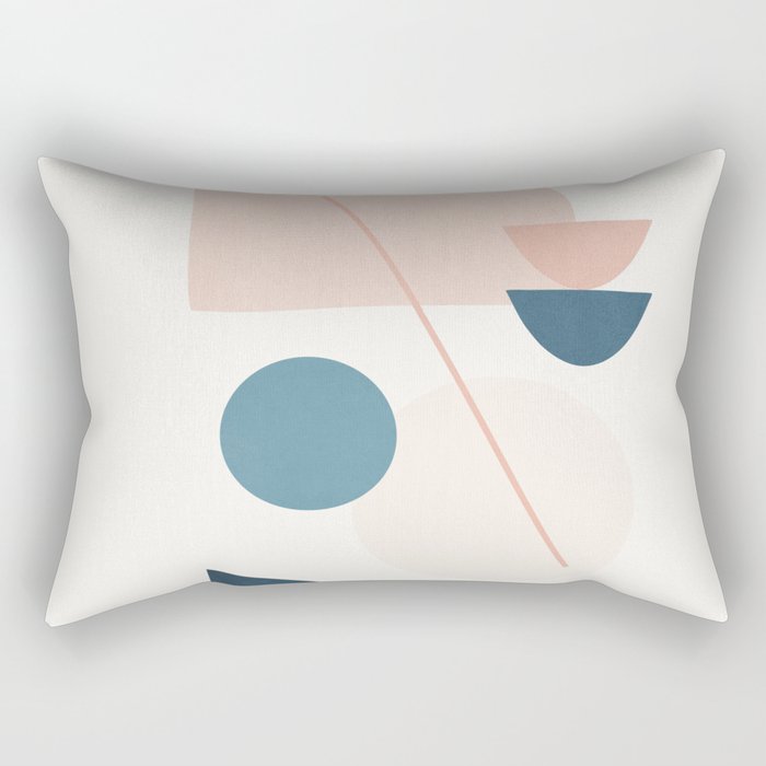 Abstract Minimal Shapes 32 Rectangular Pillow Gallery Image 2