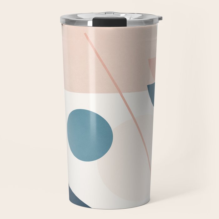 Abstract Minimal Shapes 32 Travel Mug Gallery Image 1