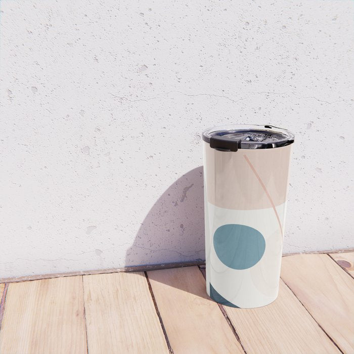Abstract Minimal Shapes 32 Travel Mug Gallery Image 4