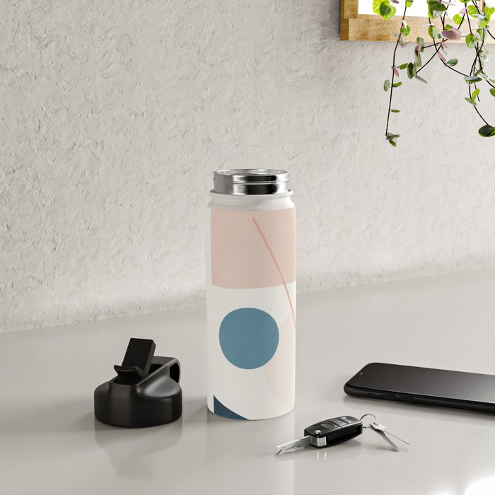 Abstract Minimal Shapes 32 Water Bottle Gallery Image 4